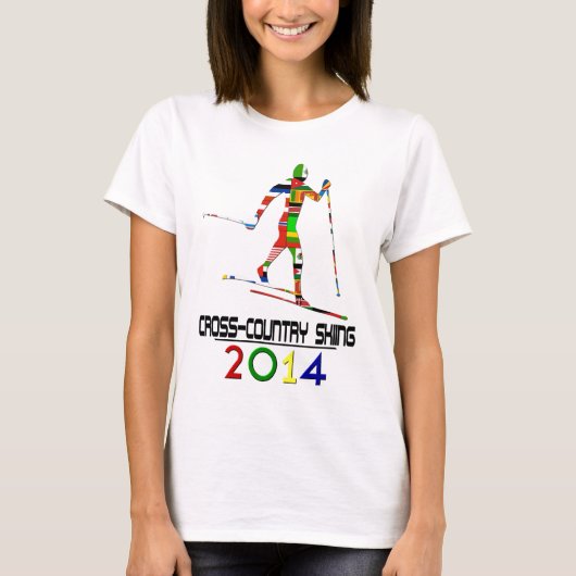 T-shirt 2014 : Ski de fond (Devant)