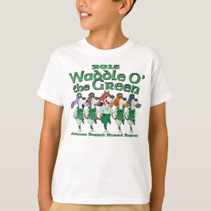 T-shirt 2015 dandinement O la chemise de l'enfant vert