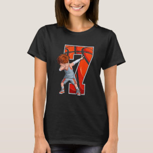 T-shirt 2016 7e anniversaire Basketball Sept 7 ans Garçon
