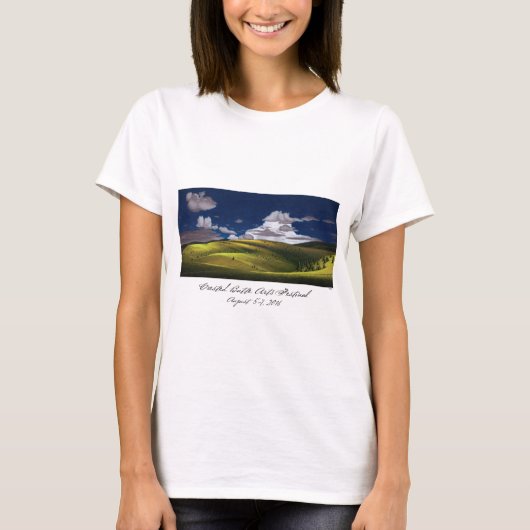 T-shirt 2016 d'affiche de festival d'arts de CB (Devant)