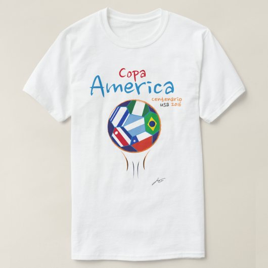 T-shirt 2016 de Copa Amérique Centenario (Design devant)
