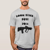 T-shirt 2016 de Fest de bâton de boom (Devant)