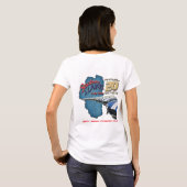 T-shirt 2016 femmes de base de serpents * (FRT et dos) (Dos entier)