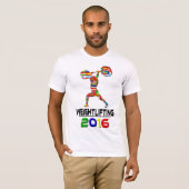 T-shirt 2016 : Haltérophilie (Devant entier)