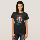 T-shirt 2017 Anniversaire Cake Panda Jeu Déverrouiller le  (Devant entier)
