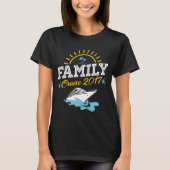 T-shirt 2017 de vacances de croisière de famille (Devant)