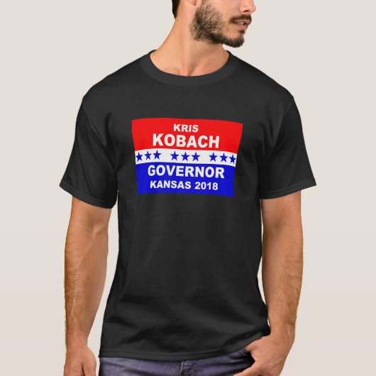 T-shirt 2018 du Kansas du Gouverneur de Kris (Devant)
