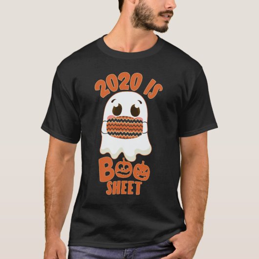 T-shirt 2020 est Boo Sheet Funny Ghost dans Masque Hallowe (Devant)
