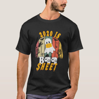 T-shirt 2020 Est Une Feuille De Boo Halloween Fantôme Port