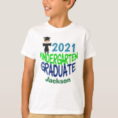 T-shirt 2021 Jardin d'enfants diplômés sur mesure (Devant)