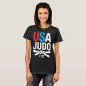 T-shirt 2021 USA Judo Player Apparel American  for US Judo (Devant entier)