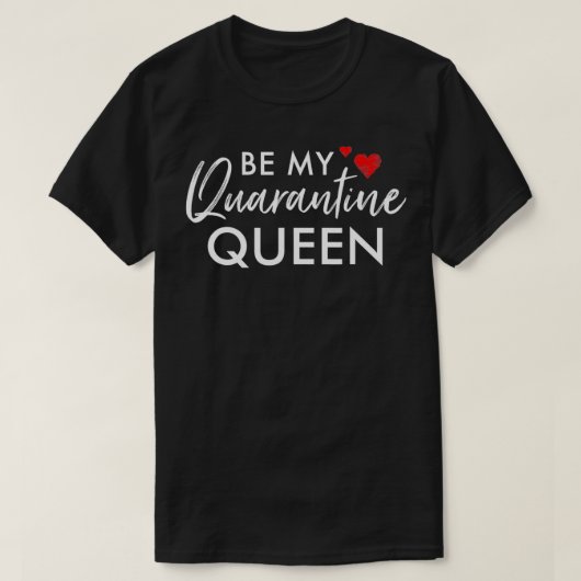 T-shirt 2021 Valentines Jour Correspondant Couples Quarant (Design devant)