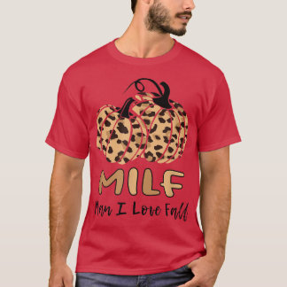 T-shirt 2022 Automne MILF Homme I Love Automne Femme Autom