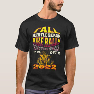 T-shirt 2022 Automne Myrtle Beach Vélo Rallye Groovey Sur 
