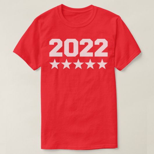 T-shirt 2022 étoiles (Design devant)