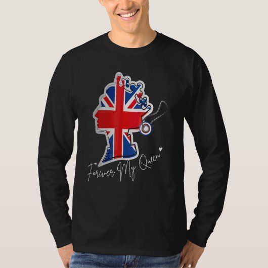 T-shirt 2022 Forever My Queen British Pride Appréciation E (Devant)