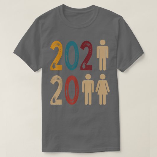 T-shirt 2022 M. Mme Epouse Marry Mariage Hubby Mat (Design devant)