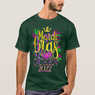 T-shirt 2022 Mardi Gras Queen Crown Mask, 2022 Mardi Gras