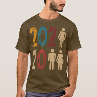 T-shirt 2022 Mr Wife Husband Maried Wedding Hubby Mat