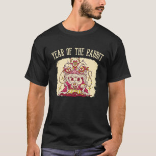 T-shirt 2023 Année du Lapin Chat Nouvel An Chinois