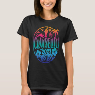 T-shirt 2023 Cruise Life Famille Vacation Plage Correspond