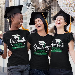 T-shirt 2023 diplômé personnalisé nom de famille correspon