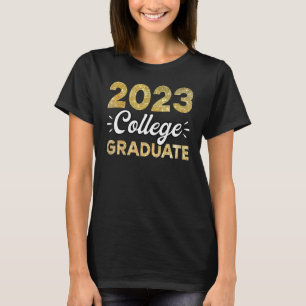 T-shirt 2023 Diplômés du Collège Étudiants du grade Sen