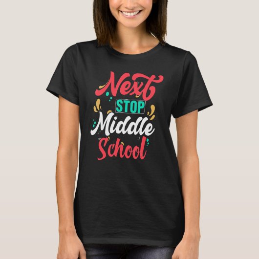 T-shirt 2023 Junior Middle School Funny elementary School  (Devant)