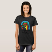 T-shirt 2023 Last Day Autograph School 1st Grade Rainbow G (Devant entier)