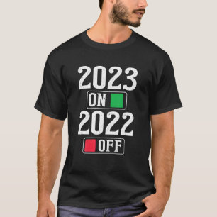 T-shirt 2023 Sur 2022 Jour du Nouvel An Graphique
