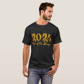 T-SHIRT 2024 ANNÉE DE L'OR DRAGON (Devant entier)