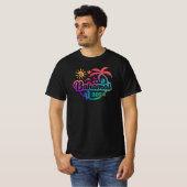 T-shirt 2024 Bahamas Vacation ou Voyage Design (Devant entier)
