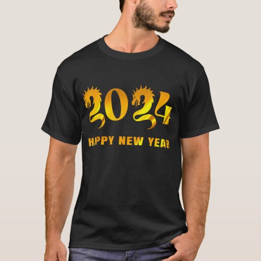 T-SHIRT 2024 BONNE ANNÉE (Devant)