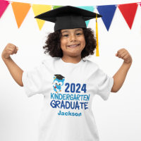 2024 Jardin d'enfance Graduation Cute Blue Owl Kid