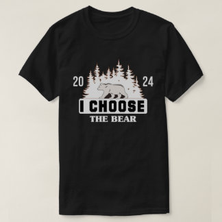 T-shirt 2024 Je choisis l'ours Embrace Force et courage