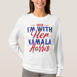 T-shirt 2024 Je suis avec elle Kamala Harris