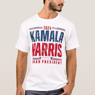 T-shirt 2024 Kamala Harris Madame la Présidente USA Vote