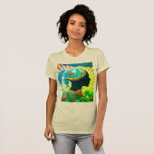 T-shirt 2024-Rok Clone Designs Dames Tee Think Art supérie (Devant entier)
