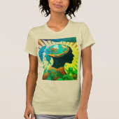 T-shirt 2024-Rok Clone Designs Dames Tee Think Art supérie (Devant)