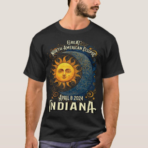 T-shirt 2024 Solaire Eclipse Totalité Céleste Événement So