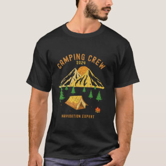 T-shirt 2024 Titre de voyage camping amusant Navigation Ex