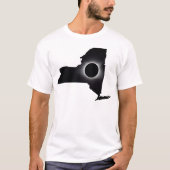 T-shirt 2024 Total Solar Eclipse New York (Devant)