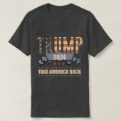 T-shirt 2024 Trump Reprendre l'Amérique 3 (Design devant)