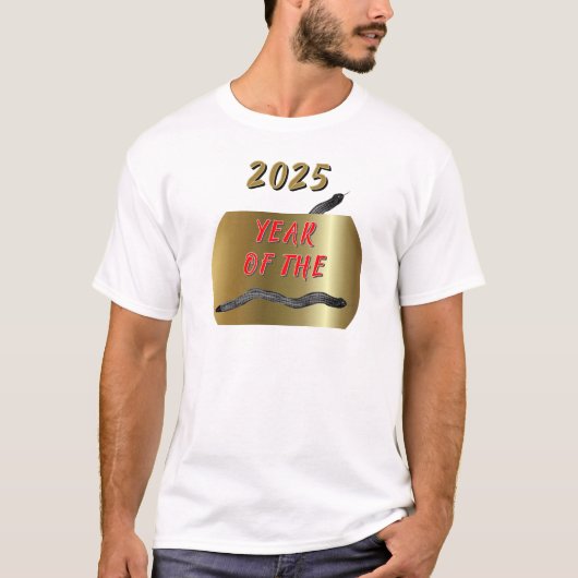 T-shirt 2025 Année des serpents de lac (Devant)