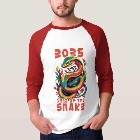T-shirt 2025 Année Du Serpent (Devant)