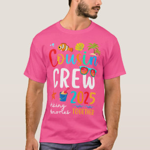 T-shirt 2025 Cousin Crew Summer Vacation Beach Voyage en f