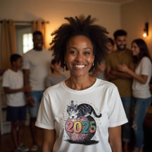 2025 Fête du Nouvel An Chat Unisex Softstyle