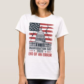T-shirt 2025 Inauguration – End of an Error USA Flag (Devant)