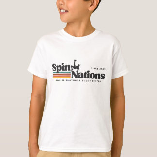 T-Shirt 2025 Rétro SpinNations Logo Enfants