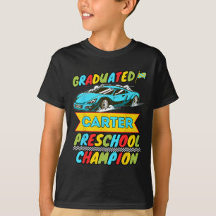 T-shirt 2026 Carter Dernier Jour De Maternelle Personnalis